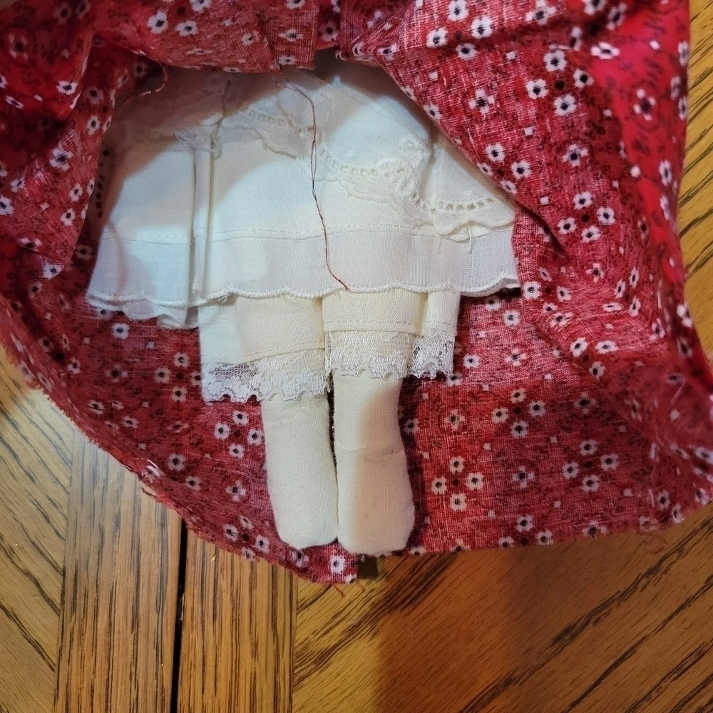 Vintage Doll with Handmade Clothing
